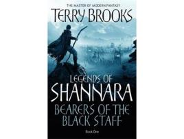 Livro bearers of the black staff de terry brooks (inglês)