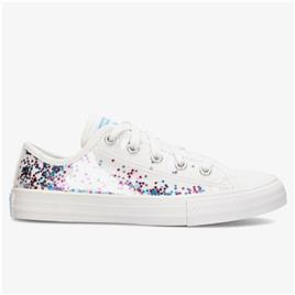 Converse Chuck Taylor All Star Glitter - Branco - Ténis Menina tamanho 31