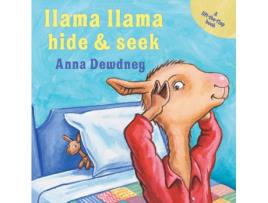 Livro llama llama hide & seek de anna dewdney (inglês)