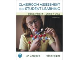 Livro classroom assessment for student learning de jan chappuis (inglês)