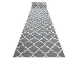 Passadeira Bcf Morad Trelis Treliças Marroquinas Cinzento/Creme 60 cm
