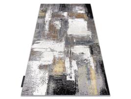 Tapete de Luxe Moderno 633 Abstração - Structural Creme / Ouro (140 x 190 cm)
