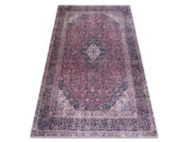 Andre 2288 Tapete Oriental Vintage Antiderrapante - Bordó/Cinzento (160 x 220 cm)