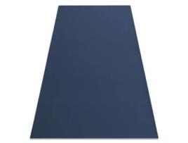 Tapete Antiderrapante Rumba 1390 Cor Única Azul Escuro (200 x 300 cm)
