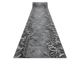 Passadeira Bcf Morad Trio Flores, Folhas Cinzento 120 cm