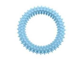 Brinquedo Cão Pequeno Aro Cravado Azul 11cm NAYECO