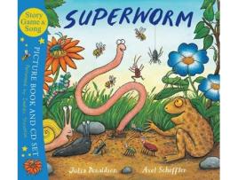 Livro superworm book & cd de julia donaldson (inglês)