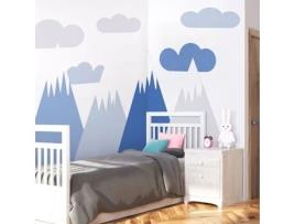 Autocolante de Parede para Quarto Infantil AMBIANCE STICKER Scandinavian Mountains Linka - 120x180 cm