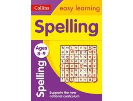 Livro spelling ages 8-9 de collins easy learning (inglês)