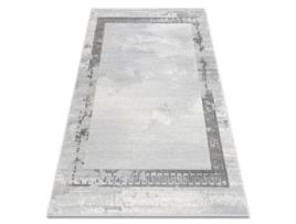 Tapete Lira E1473 Quadro, Grego Vintage Estrutural, Moderno, Glamour - Cinza (160 x 220 cm)