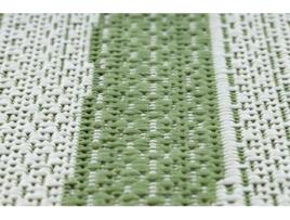 Tapete Color 19676362 Sisal Linhas Bege/Verde (80 x 150 cm)