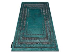 Tapete de Luxe Moderno 1516 Quadro Vintage - Structural Verde/Antracite (160 x 220 cm)