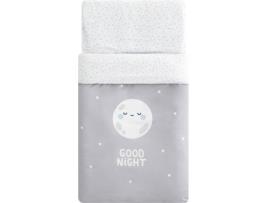 Conjunto Edredon + Protetor de Berço PEKEBABY Good Night Azul