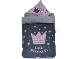 Saco Pekebaby Cuco Polar Little Crown Rosa