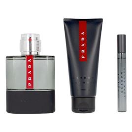 Conjunto de Perfume Homem Luna Rossa Carbon Prada EDT (3 pcs) (3 pcs)