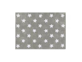 Tapete  Grey Stars White (120 x 160 cm)