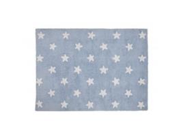 Tapete  Blue Stars White (120x160 cm)