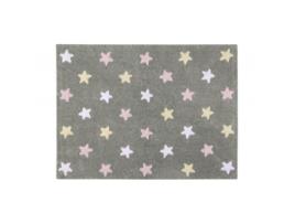 Tapete  Tricolor Stars Grey Pink (120x160 cm)