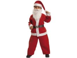 Fato de Menino  Pai Natal Infantil (Tam: 5 a 6 anos)
