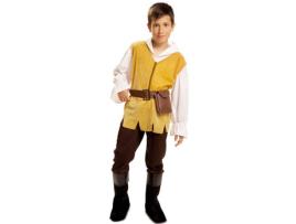 Fato de Menino  Estalajadeiro Medieval Amarelo (Tam: 5 a 6 anos)