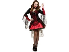 Fato de Mulher DISFRAZZES Vampiro Sombrio (Tam: S)