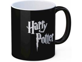 Caneca SD TOYS Logo Harry Potter Preto e Branco