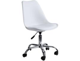 Cadeira  Neo (Branco - 52 x 93 x 42 / 52 x 83 x 52 cm - Couro Sintético - Aço Reforçado)