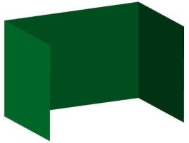 Pack 3 Toldos Laterais Lisos para Tendas PRESENTES MIGUEL Eco (3x2 m - Verde)