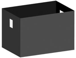 Pack 4 Toldos Laterais para Tendas REGALOS MIGUEL Eco 2L1V1P (3x2 m - Preto)