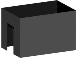 Pack 4 Toldos Laterais para Tendas REGALOS MIGUEL  3L1P (3x4,5 m - Preto)