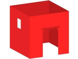 Pack 4 Toldos Laterais para Tendas REGALOS MIGUEL  2L1V1P (3x3 m - Vermelho)