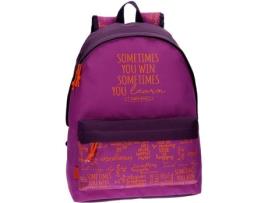 Mochila  Smile Roxo (42x31x17,5cm)