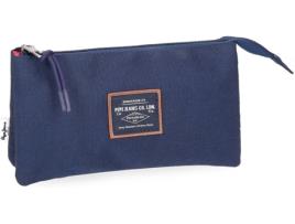 Estojo Triplo PEPE JEANS Cross Azul (22x12x5cm)