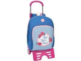 Mochila ROLL ROAD Rose Azul (33x44x13,5cm)