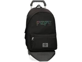 Mochila com Rodas PEPE JEANS Osset Preto (31x42x17.5cm)