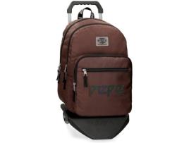Mochila com Rodas PEPE JEANS Osset Castanho (31x46x15cm)