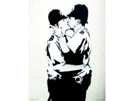 Print  30X40 cm  Bobbies Kissing