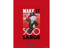 Print MONOPOLY 30X40cm  Make It 500 Large