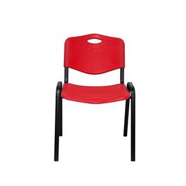 Pack 4 Silla de Oficina Robledo PVC rojo