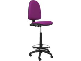 Cadeira de Escritório Alta PIQUERAS Y CRESPO Ayna Roxo (Pele Sintética)