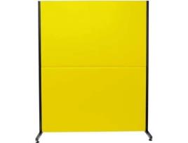 Biombo de Oficina Valdeganga similpiel amarillo