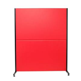 Biombo de Oficina Valdeganga similpiel rojo