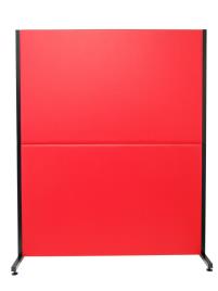 Biombo de Oficina Valdeganga similpiel rojo