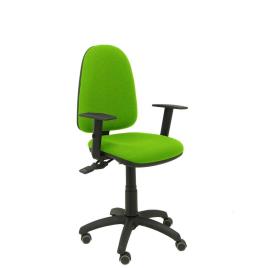 Silla de Oficina Ayna S bali verde pistacho con brazos ajustables y ruedas de parquet