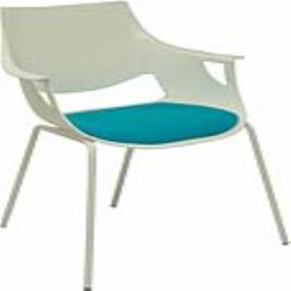 Cadeira de receção Saceruela P&C 3247BLAZ Azul Branco (3 uds)