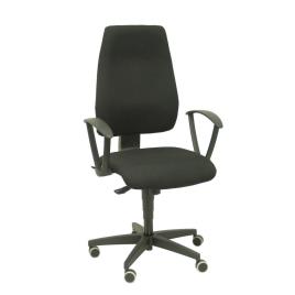 Silla de Oficina Leganiel sincro tela negro brazos fijos