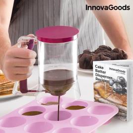Caneca Dispensadora de Confeitaria com Livro de Receitas 