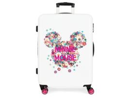 Mala de Cabine DISNEY Minnie Sunny Day Flowers 68cm Rígida Fuchsia