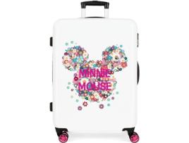 Mala de Cabine DISNEY Minnie Sunny Day Flowers 68cm Rígida Fuchsia