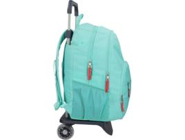 Mochila PEPE JEANS Darienne Verde com Carrinho (32x44x22cm)